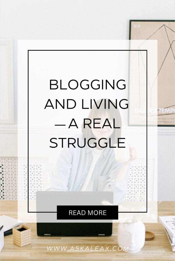 Blogging and Living